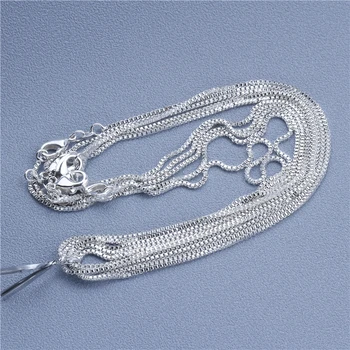 5KUSŮ Řetěz Náhrdelník pro Ženy Muži Humra Dráp Box Korálky, Had, O-Velkoobchodní Řetězce 16