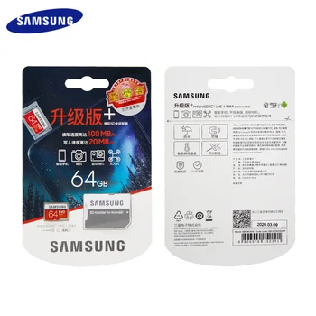 SAMSUNG Původu TF Karty 128 gb Micro SD Karta 64 GB 256GB Flash Paměťové Karty SDHC SDXC Karta EVO U3 U1 C10