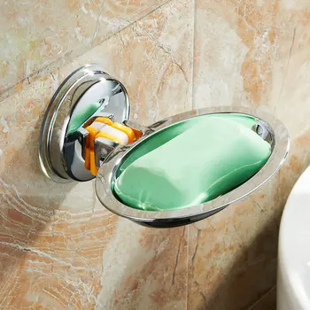 Nejnovější Držák na Mýdlo s přísavkou Mýdla, Misky, Koše pro Koupelny Sprcha Kuchyň WWO66