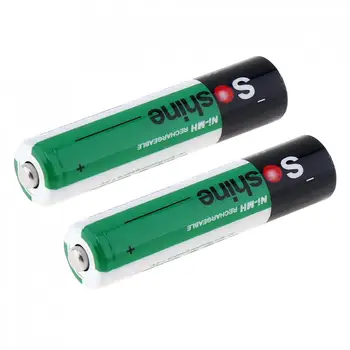 2ks Soshine Ni-MH AAA Baterie 1100mAh Dobíjecí Baterie + Přenosný Box na Baterie pro Budík Bezdrátová Myš Hry Zvládnout