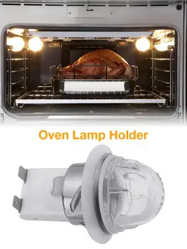 E14 Lampa Základny Bezpečné Osvětlení Trouby Držák Zásuvky Odolné Vysoké Teplotě Podporuje Pro Halogenové Žárovky E14