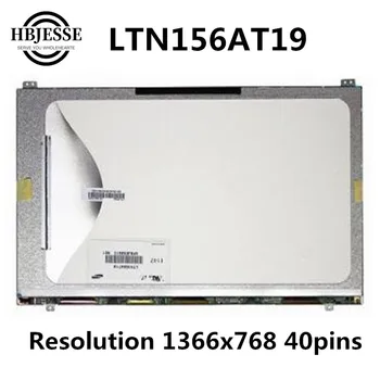 Původní 15.6 palcový LCD Displej LTN156AT19-001 LTN156AT19-W01 LCD matrix Displej Slim 1366*768 40pins Pro Samsung NP300E5A 305V5A