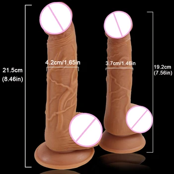 Realistické Dildo Kůže pocit, silikonové Umělé Velký Penis S přísavkou umělé penisy Sex Hračky pro Ženy, Ženské Masturbace