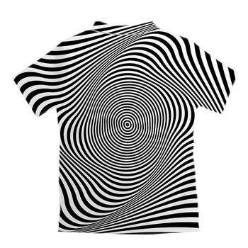 CJLM tričko Módní Pánské Ležérní Tlačítko 3D Tisk v Pohodě Vortex Pláž Krátký Rukáv Quick Dry Top Halenka 5XL Havajské košili
