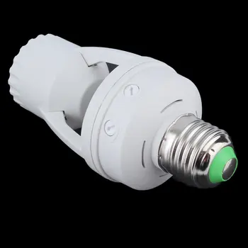 Vysoká Citlivost PIR Lidského Těla Pohybový Senzor LED Lampa S Spínač Ovládání Objímky Žárovky Vhodné Pro E27 Šroub Zásuvky Žárovky