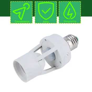 Vysoká Citlivost PIR Lidského Těla Pohybový Senzor LED Lampa S Spínač Ovládání Objímky Žárovky Vhodné Pro E27 Šroub Zásuvky Žárovky