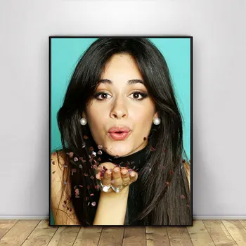 Camila Cabello Sexy Zpěvák Plakátové Umění Malování Plátno Nástěnné Obrázky Pro Obývací Pokoj Domácí Dekor Dárek Pro Kamarádku