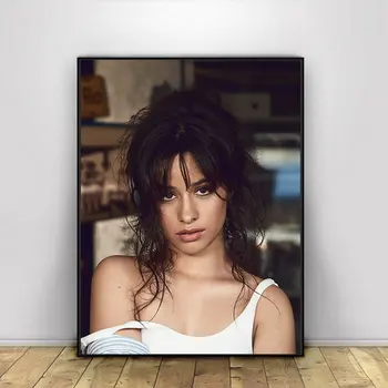 Camila Cabello Sexy Zpěvák Plakátové Umění Malování Plátno Nástěnné Obrázky Pro Obývací Pokoj Domácí Dekor Dárek Pro Kamarádku