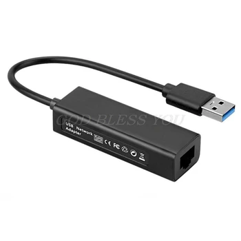100Mbps USB 3.0 Ethernet Síťová Karta Pro Nintendo Spínače/ Pro Wii/WiiU Připojení k síti Lan Adaptér Drop Shipping