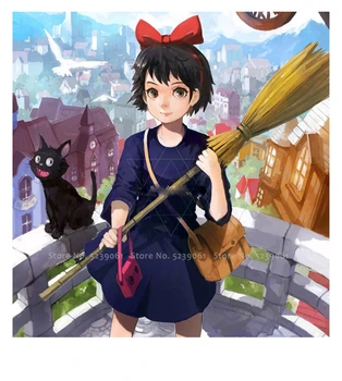 Halloween Kikis Delivery Service Holky Party Šaty Děti Japonského Filmu, Anime Cosplay Kostým Děti Balíčku Sáčku Fázi Oblečení