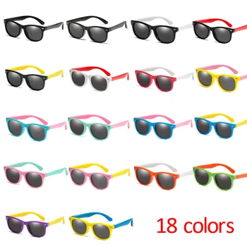 Letní Roztomilý Polarizační Dětské sluneční Brýle Flexibilní, Děti, sluneční Brýle pro Baby Dívky Chlapce Brýle Děti festival Gafas UV400