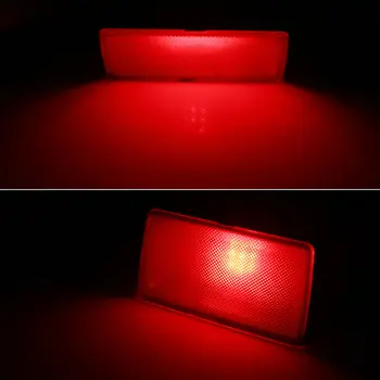 GTinthebox JDM Uzené Červené LED Brzdové zadní světlo Foglight w/Montáž Pro roky-2018 Subaru WRX STi