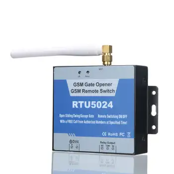 Bezpečnost RTU5024 GSM Brána Otvírák Relé Bezdrátové Dálkové Dveře Přístup Přepínač Volání Zdarma, pro Domácnost Elektrické Ovládání Dveří Systém