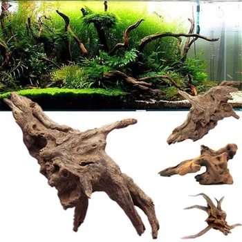 Akvarijní Rostlina Pařez Ornament Naplaveného Dřeva Stromu Fish Tank Dřevo Přírodní Kufru Casera Dekor Akvarijní Dekorace