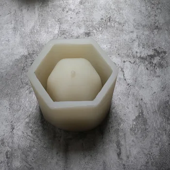 Šestihranné květináč silikonové formy konkrétní řemeslné formy DIY handmade cement váza formy