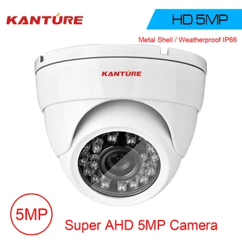 KANTURE Video Kamera Super 5.0 MP AHD CVI AVI Kovové bezpečnostní Kamera IP66 Bezpečnostní v/Venkovní vodotěsné Dome Kamera