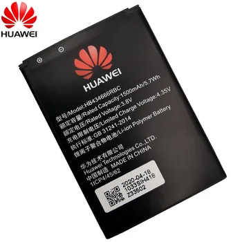 Originální Baterie HB434666RBC Pro Huawei Router E5573 E5573S E5573s-32 E5573s-320 E5573s-606 -806 Vysokou Kapacitou 1500mAh