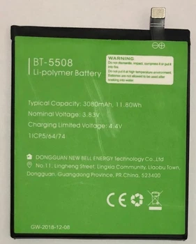 Originální Záložní BT-5508 Leagoo T8S Baterie 3080mAh Pro Leagoo T8s Chytrý Mobilní Telefon