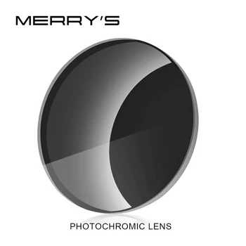 MERRYS Samozabarvovací Série 1.56 1.61 1.67 Předpis CR-39 Pryskyřice Asférické Brýle, Čočky, Krátkozrakost Brýle Objektivu