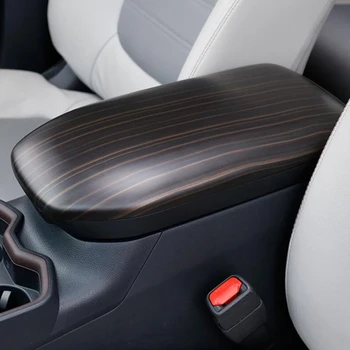 Dřevěné Dekorace Pro Toyota RAV4 RAV 4 XA50 50 2019 2020 Auto Středové Konzole, loketní Opěrce Box Kryt Střední loketní opěrka Panel Trim
