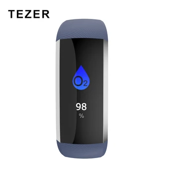 Tezer G19 Monitor Srdečního tepu, chytrý náramek fitness tracker s monitor krevního tlaku Bezdrátový Bluetooth Inteligentní Náramek