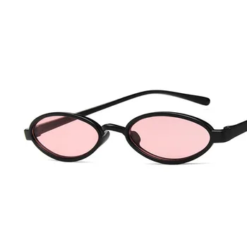 Punk oválné sluneční brýle žen a mužů luxusní značky návrhář malý kulatý rám sluneční brýle, ženy a muži retro sluneční brýle UV400