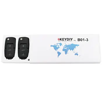 5kusů/Lot B01-3 Univerzální 3 Tlačítko, Dálkové Ovládání Klíč B5 Styl Vzdálené Klíče pro KD900 KD900+ URG200 KD-X2 Mini KD B01-3, B-Série