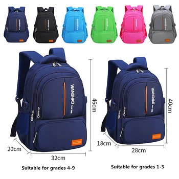 Vhodné pro třídy 1-9 Děti Ortopedické Školní Batoh, Školní tašky Pro kluky Vodotěsné Batohy Děti taška Schoolbgs