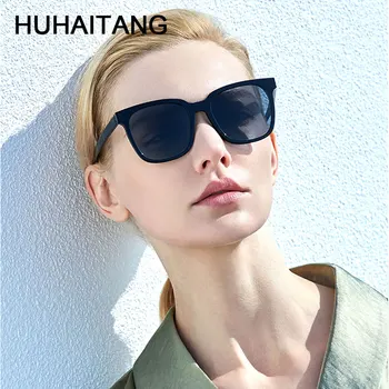 HUHAITANG Luxusní Značkové Polarizační Brýle Ženy Muži Značkové Nadrozměrné Náměstí Sluneční Brýle Dámské Vysoce Kvalitní Venkovní sluneční Brýle