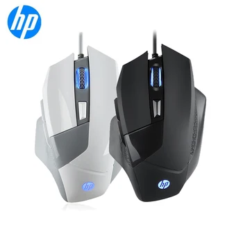 Originální HP G200 Gaming Mouse Bílá/Černá Drátová Optická USB 500-4000 DPI 6 Tlačítko Electronic Sports Počítačové Myši ping