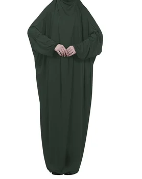 Muslimské Modlitby Oděv Šaty Dámské S Kapucí Plné Krytí Islámské Oblečení Dubaj, Turecko Namaz Dlouho, Thobe Jurken Hidžáb Abaya Šaty