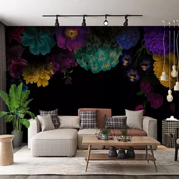 Americký Pastorační Barva Rose Foto 3D Nástěnné Tapety Obývací Pokoj Ložnice Pozadí Wall Paper Domova Nástěnné Krytiny
