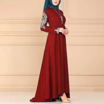 Muslimské Abaya Ramadánu Party Šaty V Dubaji Kaftan Islámské Oblečení Turecké Župan Maroko Kaftan Večerní Dlouhé Šaty Vintage Džilbáb