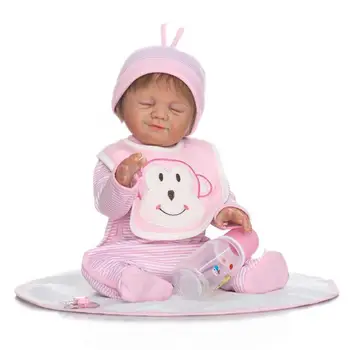 Silikonové panenky baby podobu Skutečné, Jako Smileing Bonecas Reborn Panenku k Narozeninám Vánoční Dárek pro Dívky Plné Vinyl Děti, hračky hot prodej