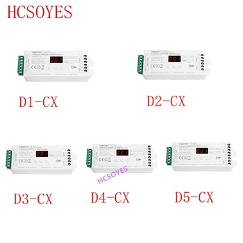 MIBOXER D1-CX D2-CX D3-CX D4-CX D5-CX 1 2 3 4 5 Kanál RDM DMX512 Dekodér 1CH 2CH 3CH 4CH 5CH pro LED světlo DC12-24V