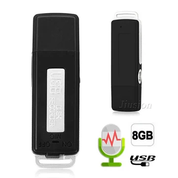 Digitální Hlasový Záznamník, Micro USB Flash Disk Gravador de voz Espia Profesionální Audio Záznam Diktafon Malé Nahrávací Zařízení