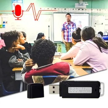 Digitální Hlasový Záznamník, Micro USB Flash Disk Gravador de voz Espia Profesionální Audio Záznam Diktafon Malé Nahrávací Zařízení