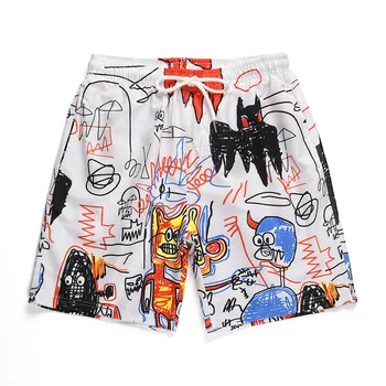 2020 Nové Letní Příležitostné Krátké Kalhoty Tenké Ok Rychleschnoucí Šortky Loose Módní Streetwear Beach Krátké