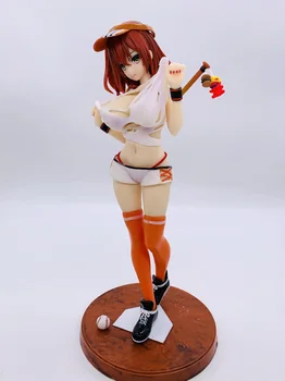 NOVÉ Anime SkyTube Baseball Dívka Ilustrace Mataro Sexy Dívka PVC Akční Figurky, Model Hračky pro Dospělé Sběratelskou Panenku 28CM