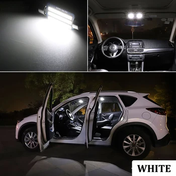 BMTxms 8ks Canbus Auto LED Interiér Mapu Dome Světla, osvětlení spz Pro Jeep Compass MK49 2007-2016 Auto Příslušenství