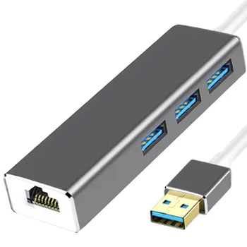 3 ROZBOČOVAČ USB LAN Ethernet Adapter + USB OTG KABEL pro POŽÁRNÍ TYČ 2. GEN NEBO POŽÁRU TV3