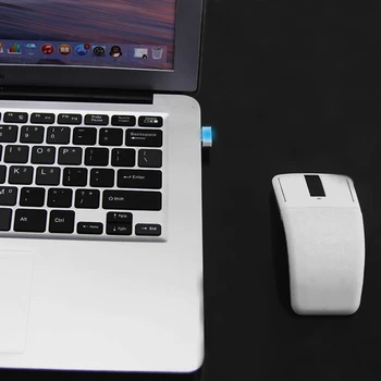 CHYI Skládací Bezdrátová Počítačová Myš Arc Touch Slim Optická Herní Skládací S USB Přijímačem Pro PC Microsoft Notebook