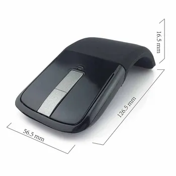 CHYI Skládací Bezdrátová Počítačová Myš Arc Touch Slim Optická Herní Skládací S USB Přijímačem Pro PC Microsoft Notebook