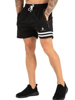 Pánské Prodyšné Šortky Fitness Kulturistika Módní Ležérní Tělocvičny mužské Běžců Cvičení Značky Beach Slim krátké Kalhoty Velikost M-XXL