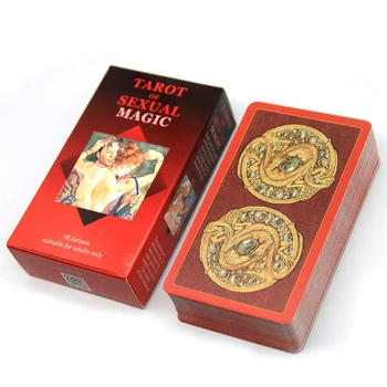 Anglická Tarots Sexuální Magie 78 Karet pro Dospělé, Deskové Hry, Věštění