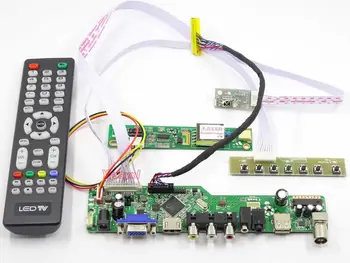 Yqwsyxl Kit pro N154I1-L02 N154I1-L06 TV+HDMI+VGA+AV+USB LCD LED screen Controller Driver Board