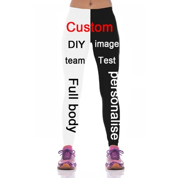 CJLM 3D Tisk Lebka Leginy Elastický Fitness Slim Design Zábava Kalhoty DropShip DIY Cvičení Vlastní Ženy Měkké Legging Osobnosti