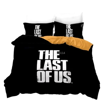 2/3ks The Last of Us Hra 3D tisk Ložní prádlo Set Šidítko Kryt s povlaky na Polštáře Nastavit Měkké Ložní Prádlo Dvojče, Plné, Královna a King Size