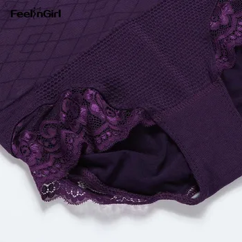 FeelinGirl 4 Ocelové Kosti Ovládání Kalhotky S Vysokým Pasem Shapers Butt Lift Kalhotky Bezešvé Zeštíhlující Spodní Prádlo Kalhotky
