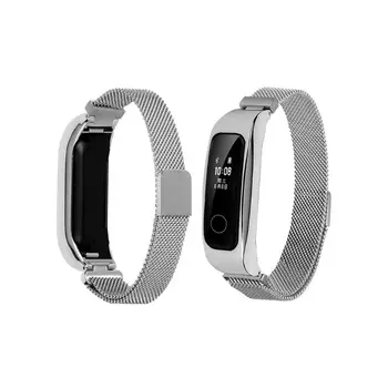 Chytrý náramek Watchband Móda z Nerezové Oceli Náhradní Magnetický Popruh Pásmo pro Huawei 3e/Honor Band 4 Běží na Verzi